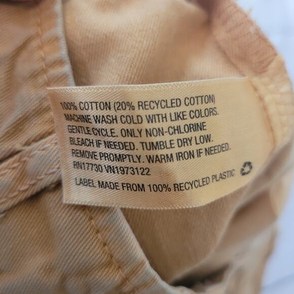 Universal Thread Size 8 Mustard Yellow Cargo Straight Leg Pants - Picture 6 of 7